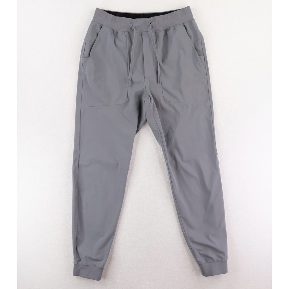 Lululemon ABC Jogger Mens M Grey Warpstreme Tapered Athletic Pants M5A85S
